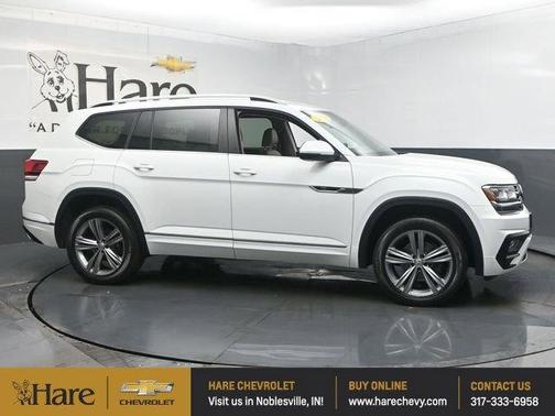 Pure White 2019 Volkswagen Atlas 3.6 V6 SE R-Line SUV
