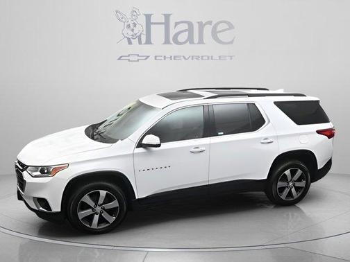 Summit White 2021 Chevrolet Traverse LT Leather