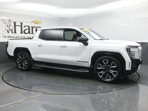 Summit White 2025 GMC Sierra EV Denali