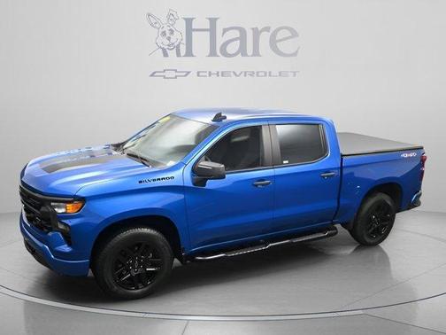 Glacier Blue Metallic 2023 Chevrolet Silverado 1500 Custom