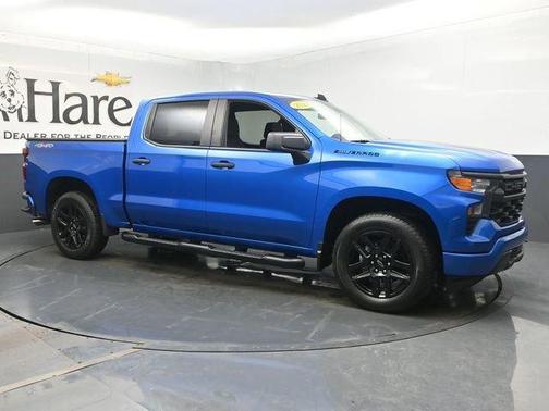 Glacier Blue Metallic 2023 Chevrolet Silverado 1500 Custom