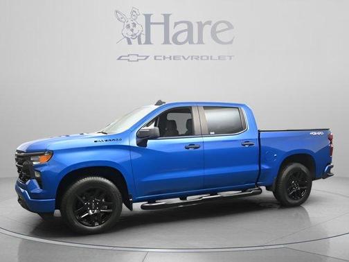 Glacier Blue Metallic 2023 Chevrolet Silverado 1500 Custom