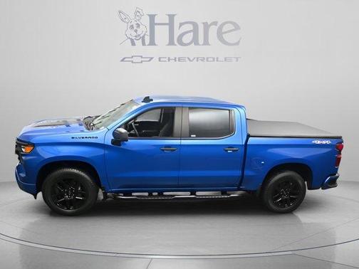 Glacier Blue Metallic 2023 Chevrolet Silverado 1500 Custom