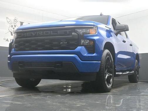 Glacier Blue Metallic 2023 Chevrolet Silverado 1500 Custom