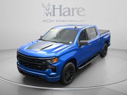 Glacier Blue Metallic 2023 Chevrolet Silverado 1500 Custom