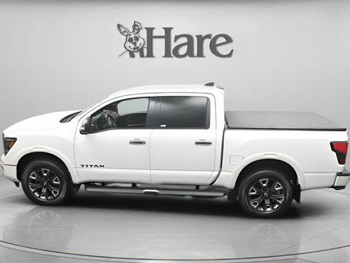 White 2023 Nissan Titan Platinum Reserve