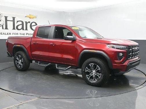 Volcanic Red 2025 GMC Canyon AT4