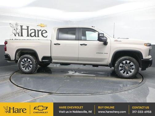 White Sand 2026 Chevrolet Silverado 2500 Custom Truck