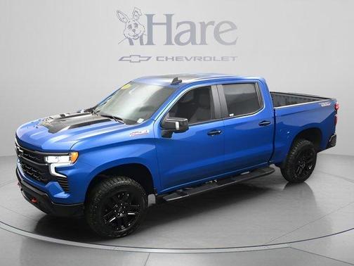 Glacier Blue Metallic 2022 Chevrolet Silverado 1500 LT Trail Boss Truck