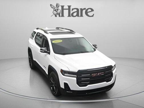 Summit White 2023 GMC Acadia SLT