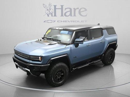 Neptune Blue 2024 GMC HUMMER EV SUV 3X
