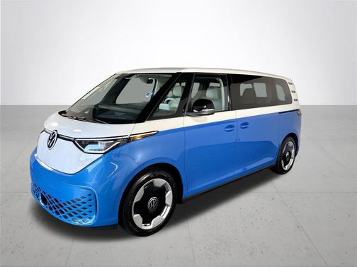 Cabana Blue Metallic - Candy White 2025 Volkswagen ID. Buzz Pro S Plus