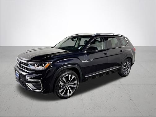 Deep Black Pearl Effect 2023 Volkswagen Atlas 3.6 SEL Premium R-Line