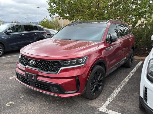 Passion Red Tintcoat 2021 Kia Sorento SX Prestige