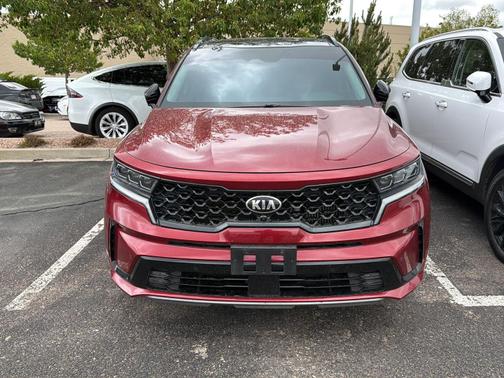 Passion Red Tintcoat 2021 Kia Sorento SX Prestige