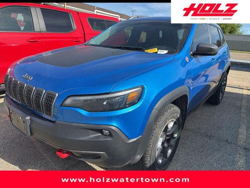 Hydro Blue Pearlcoat 2019 Jeep Cherokee Trailhawk