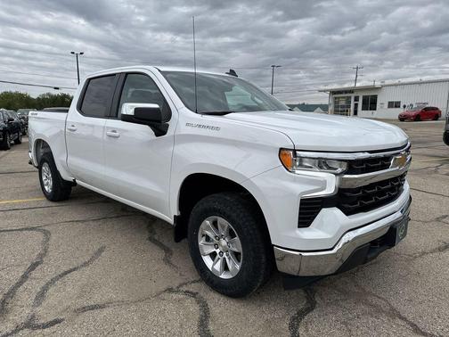 Summit White 2025 Chevrolet Silverado 1500 LT