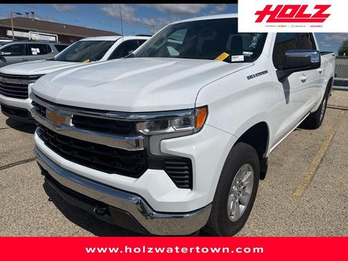 Summit White 2025 Chevrolet Silverado 1500 LT