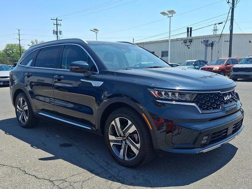 Blue 2023 Kia Sorento Hybrid EX