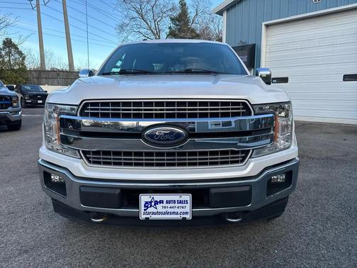 White Platinum Metallic Tri-Coat 2018 Ford F-150 Lariat