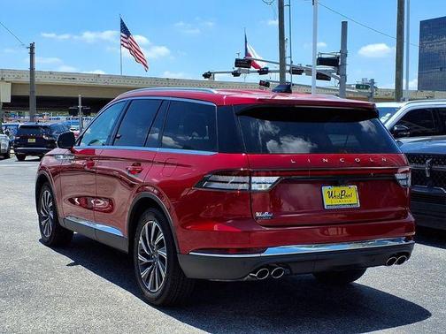 Red 2026 Lincoln Aviator Premiere