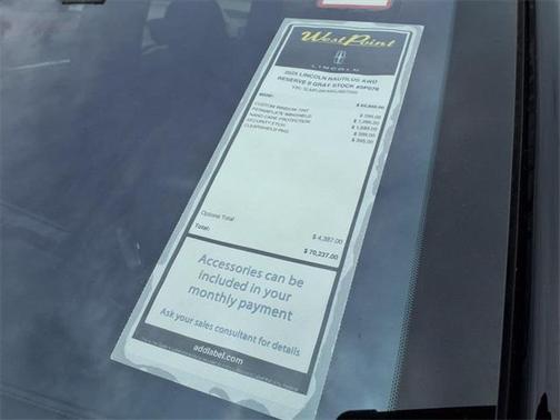 2025 Lincoln Nautilus Reserve