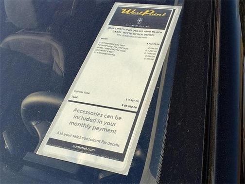 2026 Lincoln Nautilus Black Label