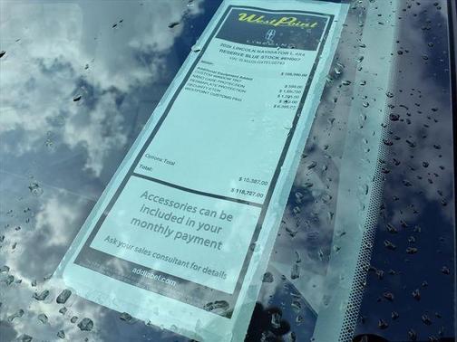 Blue Metallic 2026 Lincoln Navigator L Reserve