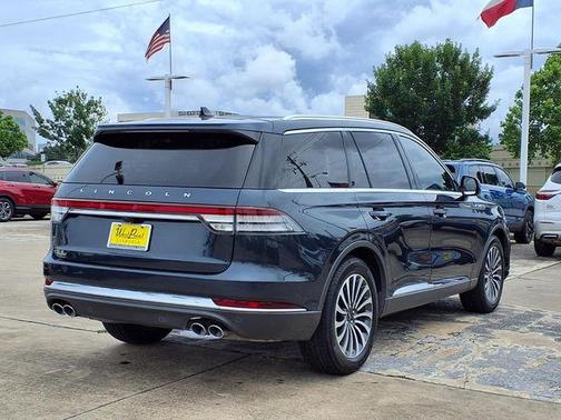 Blue Metallic 2022 Lincoln Aviator Reserve RWD