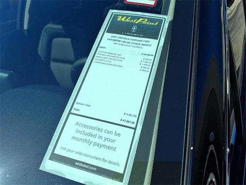 2026 Lincoln Corsair PREMIERE