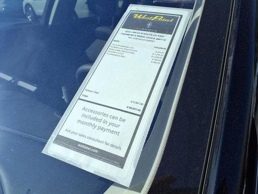 White Platinum Clearcoat Metallic 2026 Lincoln Nautilus Premiere