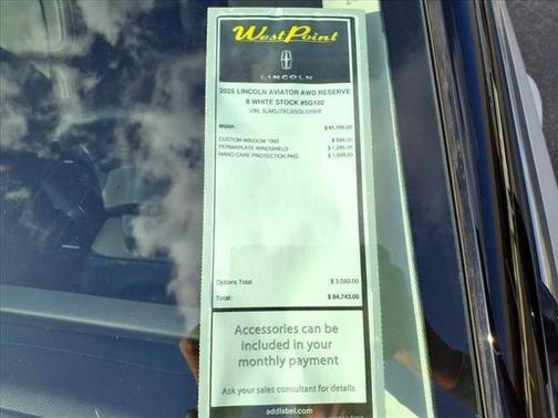 2025 Lincoln Aviator Reserve AWD