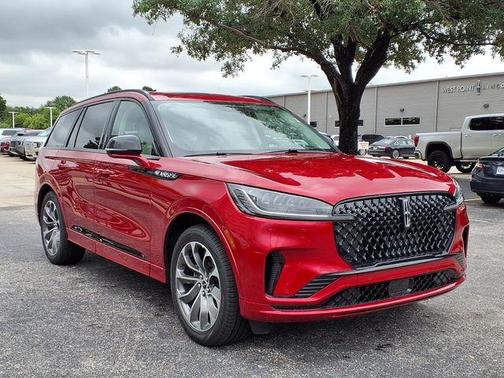 Red 2026 Lincoln Aviator Premiere