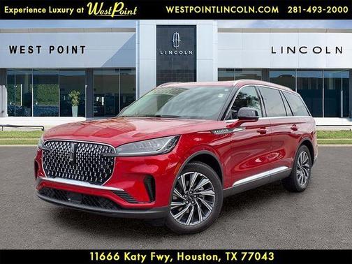 Red 2026 Lincoln Aviator Premiere