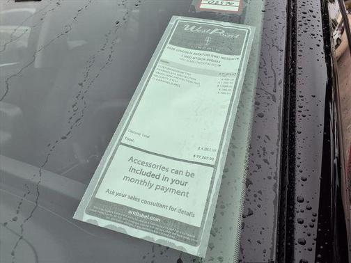 2026 Lincoln Aviator Reserve RWD