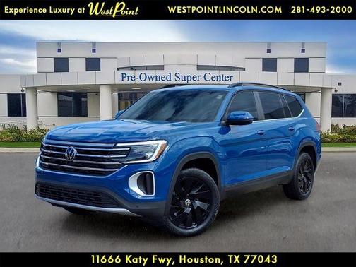 Mountain Lake Blue 2025 Volkswagen Atlas 2.0T SE w/Technology