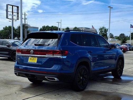 Mountain Lake Blue 2025 Volkswagen Atlas 2.0T SE w/Technology