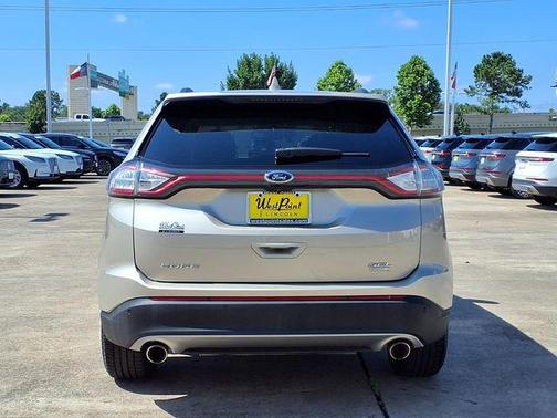 White Gold Metallic 2018 Ford Edge SEL