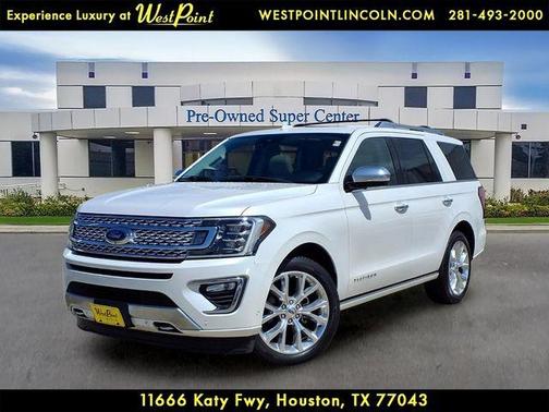 White Platinum Clearcoat Metallic 2019 Ford Expedition Platinum
