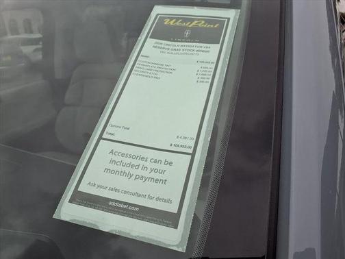 Mist 2026 Lincoln Navigator Reserve