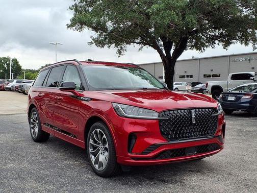 Red 2026 Lincoln Aviator Premiere