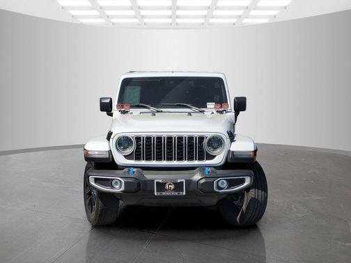 Bright White Clearcoat 2024 Jeep Wrangler 4xe Sahara