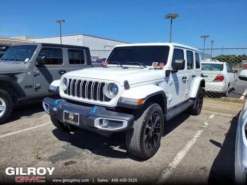 Bright White Clearcoat 2024 Jeep Wrangler 4xe Sahara