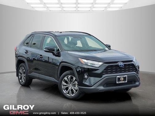 Midnight Black Metallic 2022 Toyota RAV4 Hybrid XLE Premium