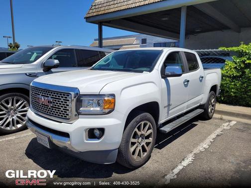 Summit White 2019 GMC Canyon Denali