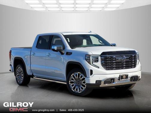 Glacier White Tricoat 2026 GMC Sierra 1500 Denali Ultimate