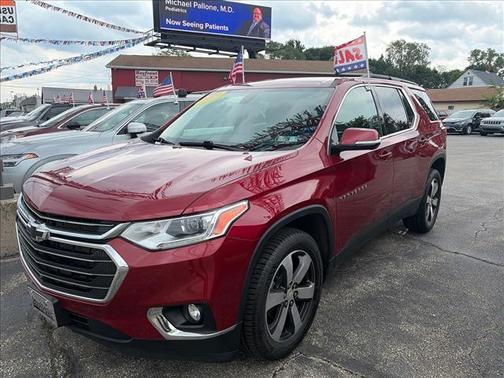 Cajun Red Tintcoat 2020 Chevrolet Traverse LT Leather