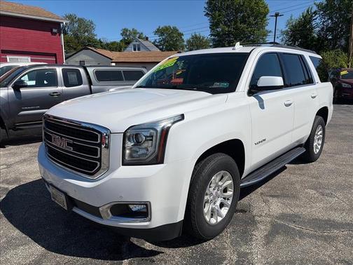White Frost Tricoat 2019 GMC Yukon SLT