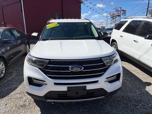Star White Metallic Tri-Coat 2020 Ford Explorer XLT