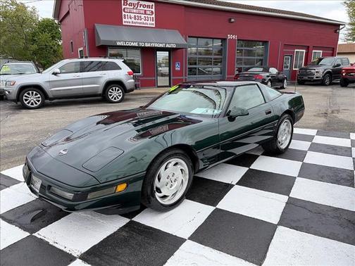 Dark Green Gray Metallic 1994 Chevrolet Corvette Base